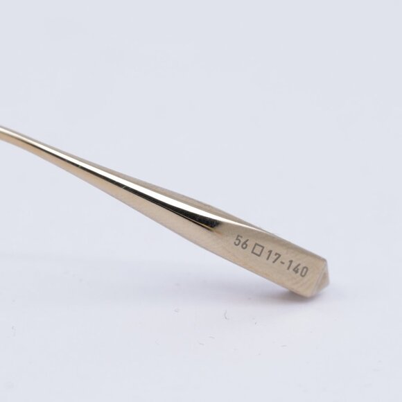 Valentino V-STUD-III VLX-136A Eyeglasses Gold 56mm Round Frame - Picture 10 of 11